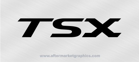 Acura TSX Decals - Pair (2 pieces)